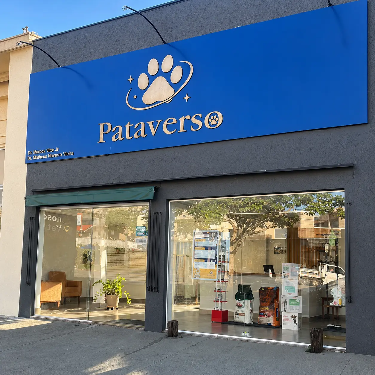 Fachada da Pataverso em Poços de Caldas
